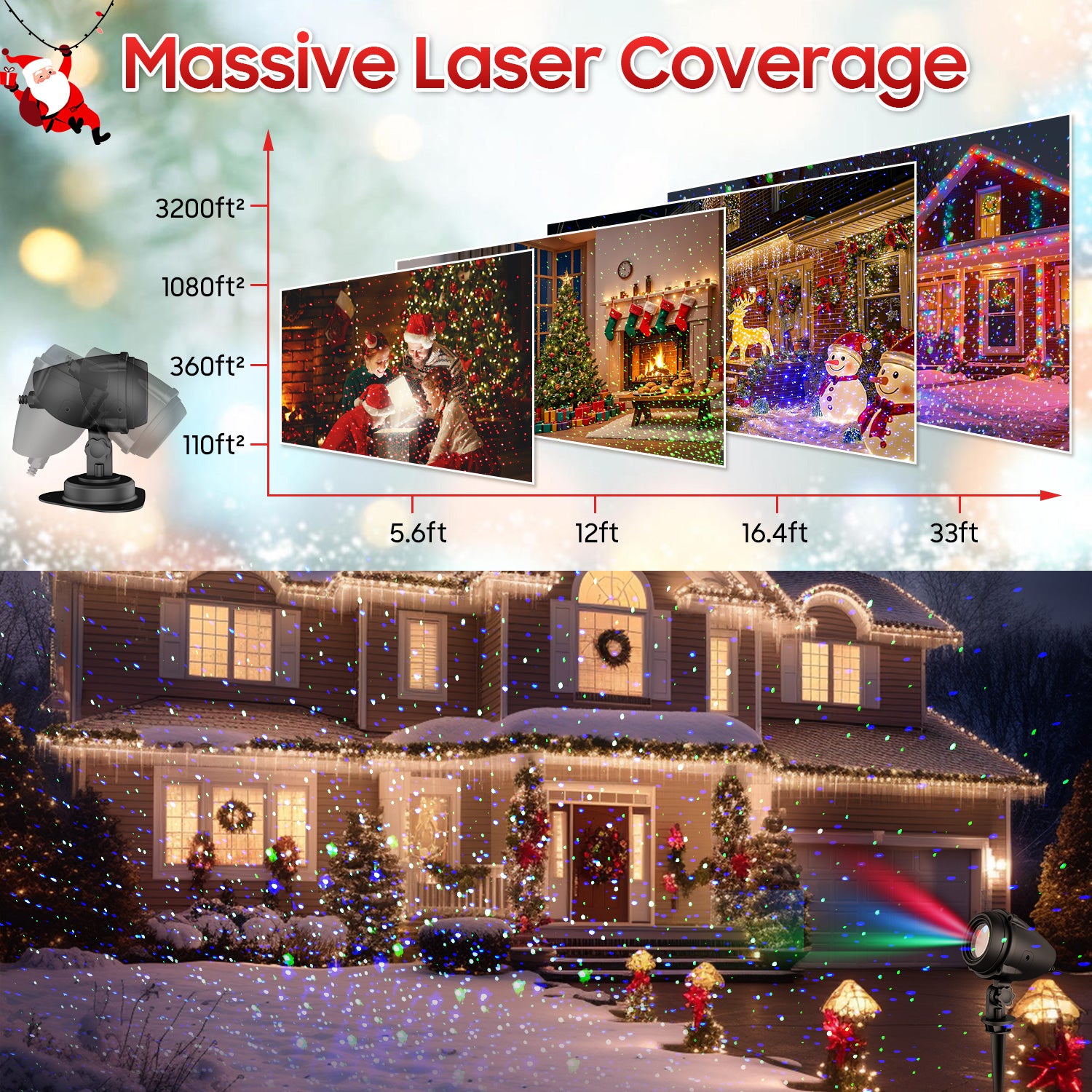 RGB Firefly Laser Lights Outdoor
