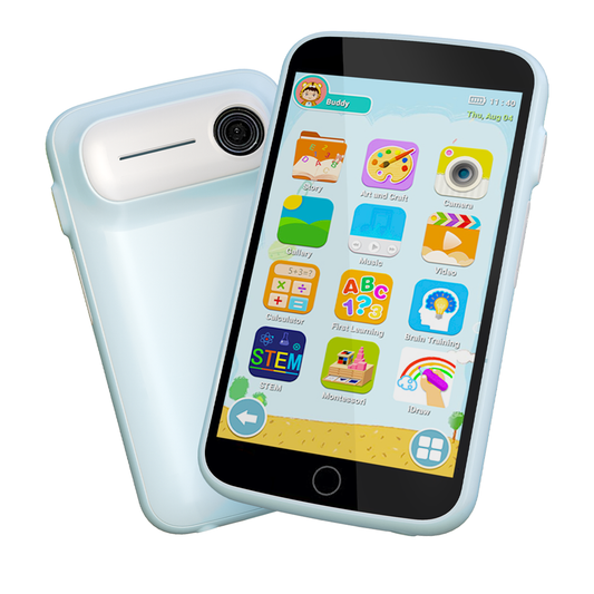 Kids Phone Toy with Touch Screen (Pink)
